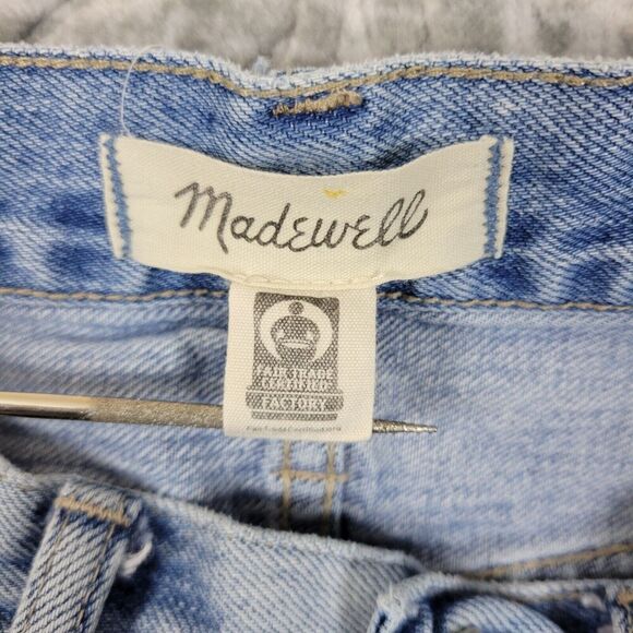 Madewell Jeans Womens 28 Blue The Perfect Vintage Jean Straight Leg High Rise - Picture 9 of 16